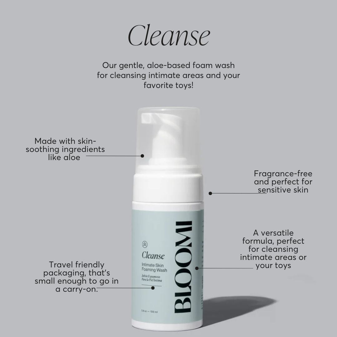 Cleanse Intimate Skin Foaming Wash & Cleanser for Sex Toys | Bloomi