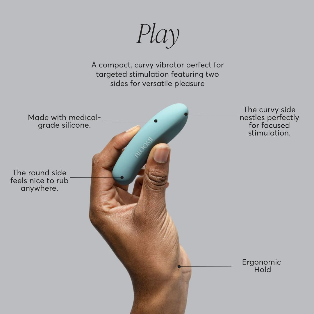 Play Mini Massager - Discreet, Small Vibrator | Bloomi Play Mini Massager - Discreet, Small Vibrator | Bloomi