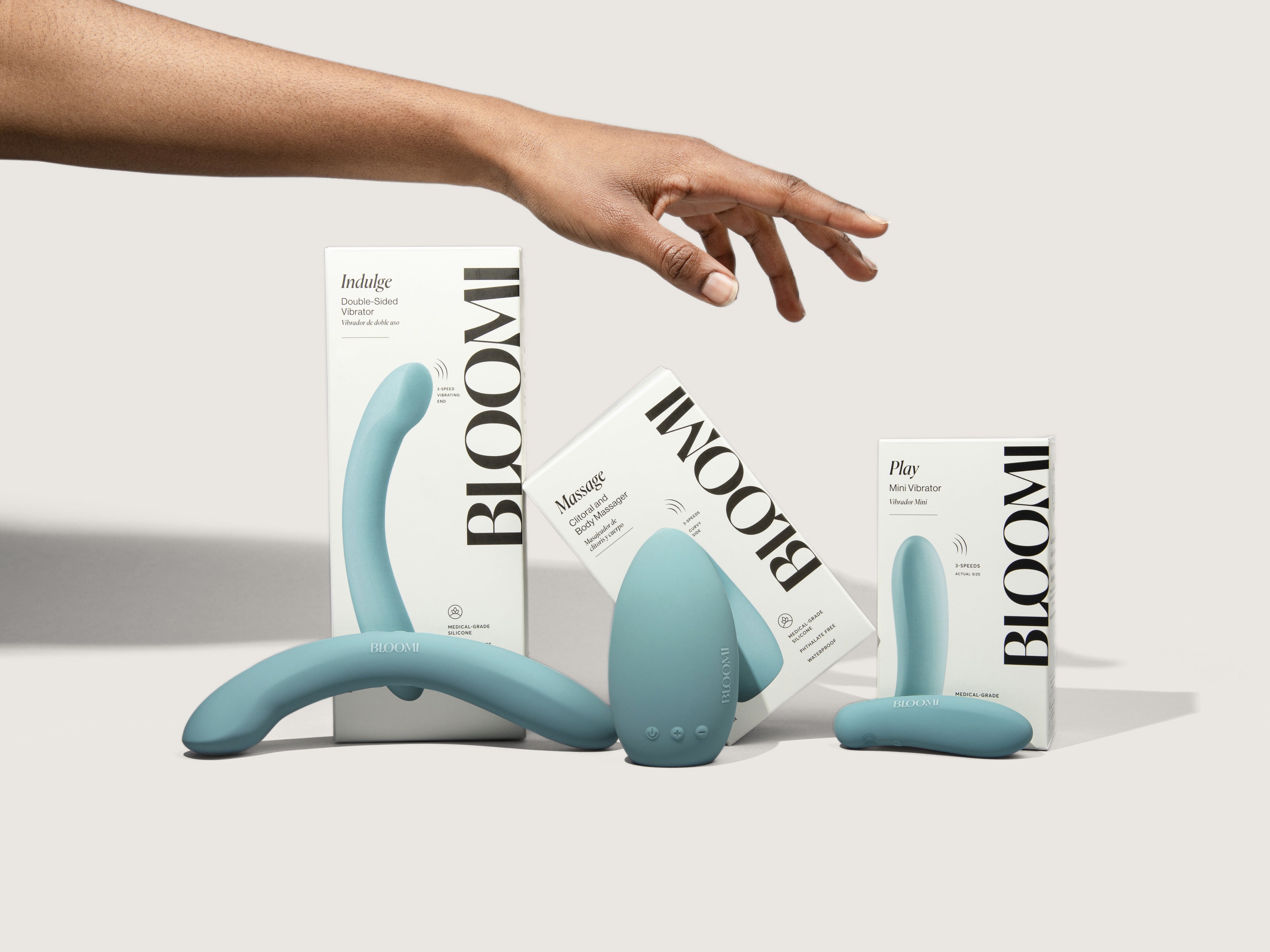 The Vibe Bundle - Three-Piece Rechargeable Vibrator Set | Bloomi  